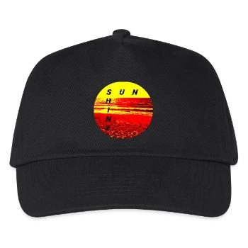 SunShine Fire Sunset Summer Sun Fire - Kids’ Baseball Cap - black - Front