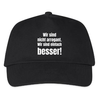 Nous ne sommes pas arrogants. Nous sommes tout simplement meilleurs ! - Casquette de baseball Enfant - noir - Devant
