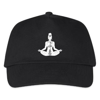 L’art du yoga #19 - Casquette de baseball Enfant - noir - Devant