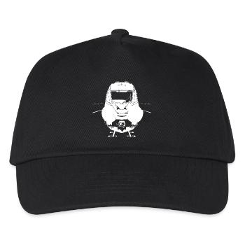 Railway Sketch - Kids’ Baseball Cap - black - Front