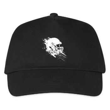 American Football Helm - Kinder Basecap - Schwarz - Vorne