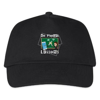 Pas de téléphone dans mes cours - Casquette de baseball Enfant - noir - Devant