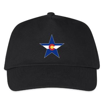 Colorado Fan T-Shirt – Berge & Abenteuer - Kinder Basecap - Schwarz - Vorne