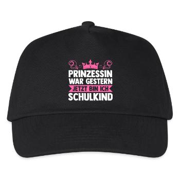 Kindergarten Graduate Princess School Enrollment Schoolchild - Kids’ Baseball Cap - black - Front