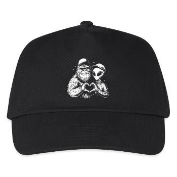 SpaceLove Creative Friends Hybrid - Kids’ Baseball Cap - black - Front