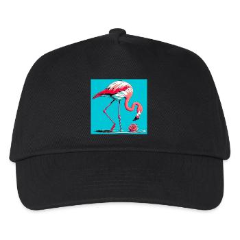 flamingo - Kids’ Baseball Cap - black - Front