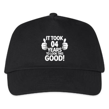 Celebration of Four Years Achievement - Kids’ Baseball Cap - black - Front