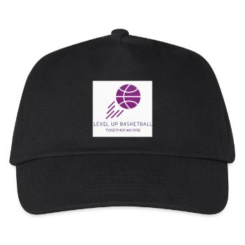 Basketball aufleveln - Kinder Basecap - Schwarz - Vorne