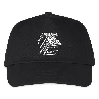 Maillot de tennis Masters Tournois - Casquette de baseball Enfant - noir - Devant