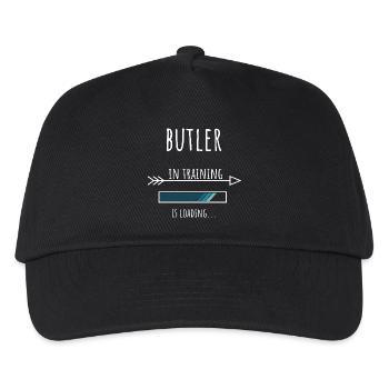 Butler Gift Profession Training Butler - Kids’ Baseball Cap - black - Front
