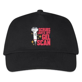 L’échographiste gommage les lumières éteintes Gel Scan Échographie - Casquette de baseball Enfant - noir - Devant
