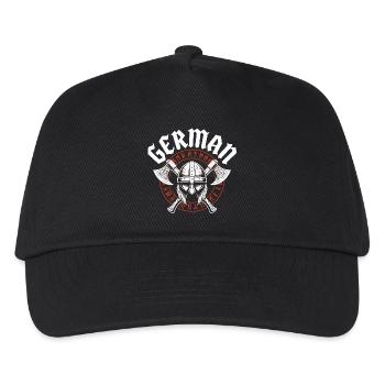 Viking germanique Odin - Casquette de baseball Enfant - noir - Devant