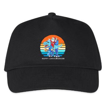 Hanoukka Hanoukka Hanoukka Noël - Casquette de baseball Enfant - noir - Devant