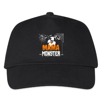 Mom Monster Halloween Print Ghost Ghost Outfit - Kids’ Baseball Cap - black - Front