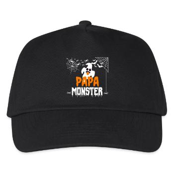 Funny Daddy Monster Halloween Outfit with Ghost - Kids’ Baseball Cap - black - Front