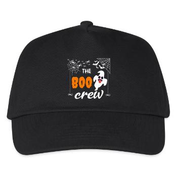 The Boo Crew Funny Halloween Ghost Costume Top - Kids’ Baseball Cap - black - Front
