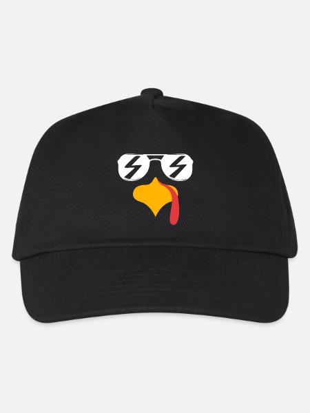 Papa Großvater Opa Thanksgiving Vater - Kinder Basecap - Schwarz