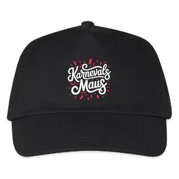 Souris de carnaval Souris de Cologne Souris de carnaval - Casquette de baseball Enfant - noir - Devant
