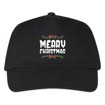 Merry Christmas - Kids’ Baseball Cap - black - Front
