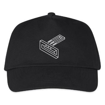 Forme impossible – illusion d’optique pour les nerds - Casquette de baseball Enfant - noir - Devant