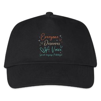 Speech Pathologist SLP Speech Therapist - Kids’ Baseball Cap - black - Front