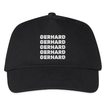 Gerhard as Gerhard - Kids’ Baseball Cap - black - Front
