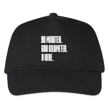 Arrière noir - Casquette de baseball Enfant - noir - Devant