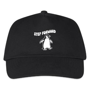 Avance Penguin – Art au trait - Casquette de baseball Enfant - noir - Devant
