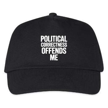 Political Correctness Offends Me - Kids’ Baseball Cap - black - Front