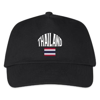 Thailand - Kinder Basecap - Schwarz - Vorne