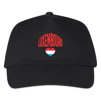 Luxembourg - Kids’ Baseball Cap - black - Front