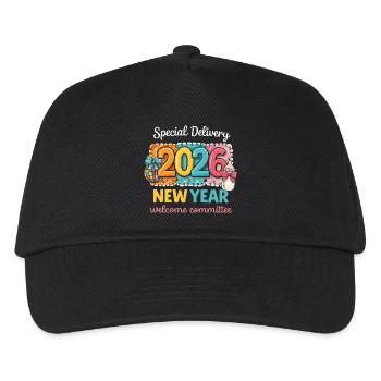 New Year 2026 Special Delivery - Kids’ Baseball Cap - black - Front