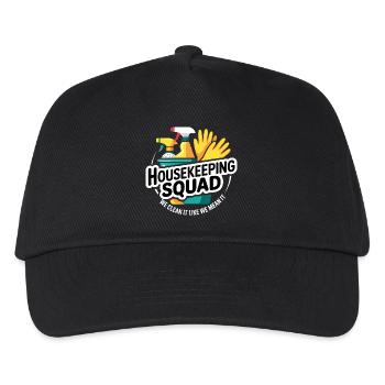 Conception de nettoyage amusante - Casquette de baseball Enfant - noir - Devant