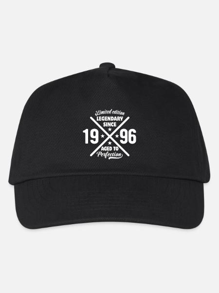 Limited Edition 1996 | Geburtstag Geschenk - Kinder Basecap - Schwarz