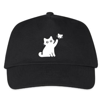 Chat mignon - Casquette de baseball Enfant - noir - Devant