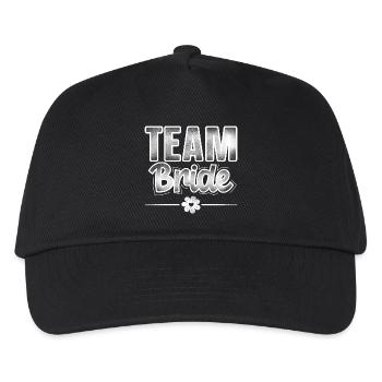 Team Bride - Kinder Basecap - Schwarz - Vorne