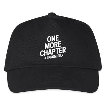 One More Chapter I Promise Lesen - Kinder Basecap - Schwarz - Vorne
