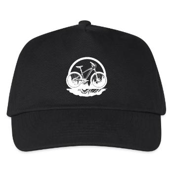 Mountain biking - Kids’ Baseball Cap - black - Front
