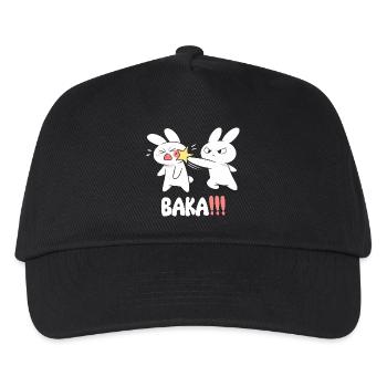 Baka Rabbit Slap Anime Funny Japanese Otaku - Kids’ Baseball Cap - black - Front