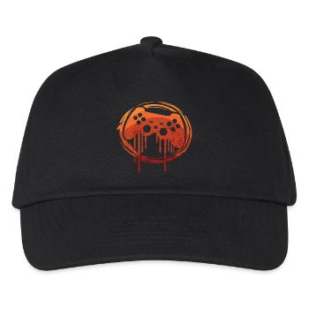 Retro style game - Kinder Basecap - Schwarz - Vorne
