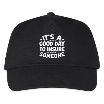 Insurance Agent Costume Good Day To Insure - Kids’ Baseball Cap - black - Front