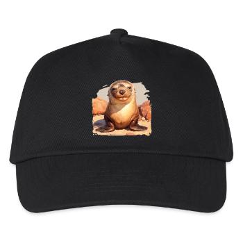 Seelöwen Seelöwe - Kinder Basecap - Schwarz - Vorne