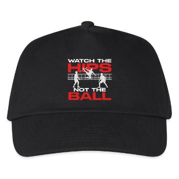 Sepak Takraw Regarde les hanches - Casquette de baseball Enfant - noir - Devant