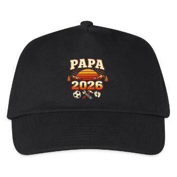 Dad 2026 Loading Gift Expectant Dad - Kids’ Baseball Cap - black - Front