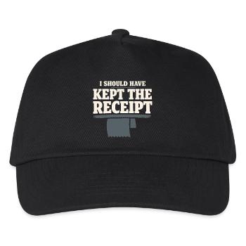 Self-employed freelancer Steuerhumor 1099 Life - Kids’ Baseball Cap - black - Front