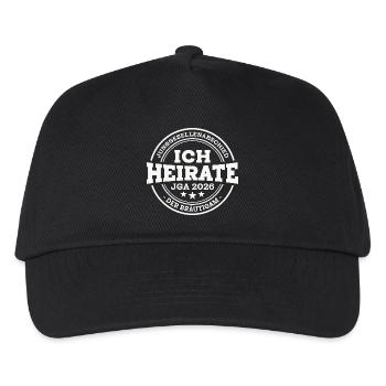 Bachelor Party 2026 The Groom Bachelor Party - Kids’ Baseball Cap - black - Front