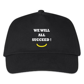 WIR WERDEN ALLE ERFOLG HABEN! - Kinder Basecap - Schwarz - Vorne