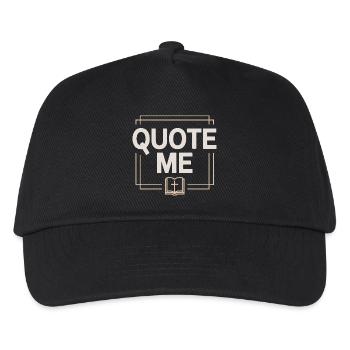 Quote Me Christian Bible Quotes Faith Bible - Kids’ Baseball Cap - black - Front