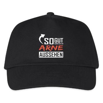 So gut kann nur ein Arne aussehen - Kinder Basecap - Schwarz - Vorne