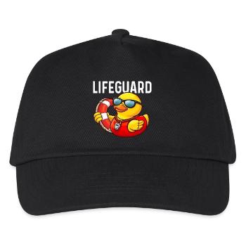 Lifeguard Rubber Duck Duck Lover Duckie - Kids’ Baseball Cap - black - Front